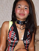 chained thai girl