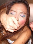 hand over mouth bargirl smothering