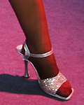 oversized high heels